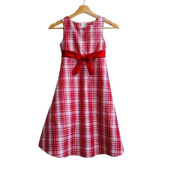 Bonnie Jean Other - Bonnie Jean Plaid Dress with Silver Threading, Coastal Country, Size 7